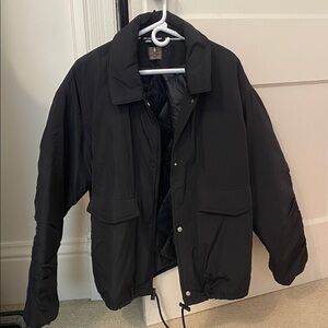 FP Movement by Free People Off The Bleachers Black Puffer Jacket